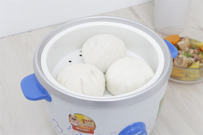 Nồi cơm nắp rời Sharp 1.8 lít KSH-D19V Màu Trắng