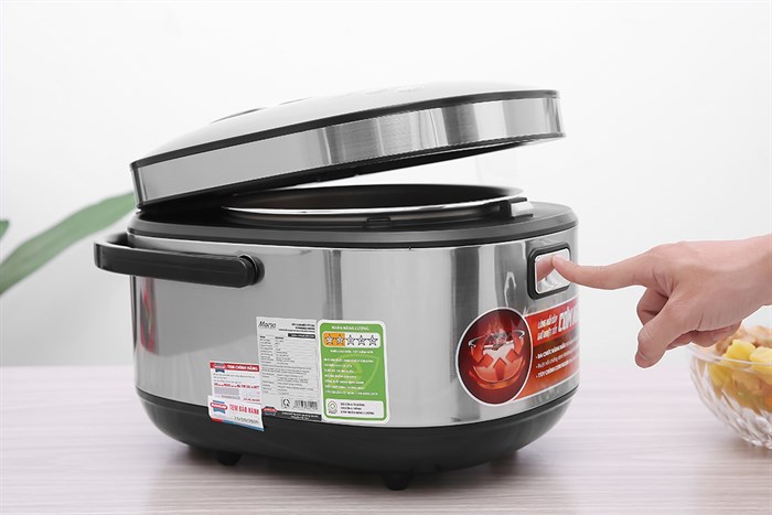 Nồi cơm điện tử Sunhouse mama 1.8 lít SHD8903 Màu Xám