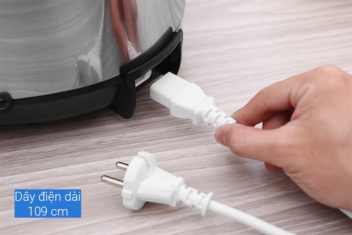 Nồi cơm điện tử Sunhouse mama 1.8 lít SHD8903 Màu Xám