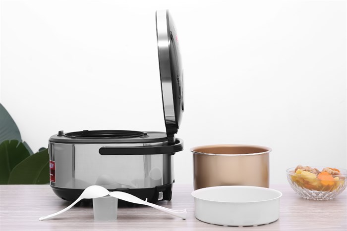 Nồi cơm điện tử Sunhouse mama 1.8 lít SHD8903 Màu Xám