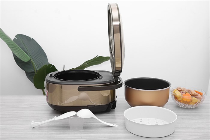 Nồi cơm điện tử Sunhouse Mama 1.5 lít SHD8915 Màu Nâu