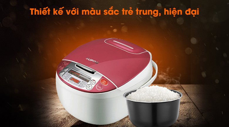 Nồi cơm điện tử Supor 1.8 lít CFXB50FC29VN-75