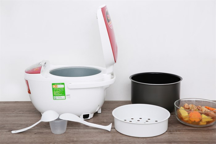 Nồi cơm điện tử Supor 1.8 lít CFXB50FC29VN-75 Màu Trắng - Hồng