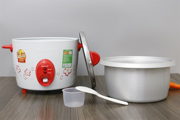 Nồi cơm nắp rời Sharp 2.2 lít KSH-D22V Màu Trắng