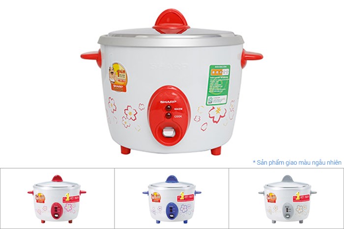Nồi cơm nắp rời Sharp 2.2 lít KSH-D22V Màu Trắng