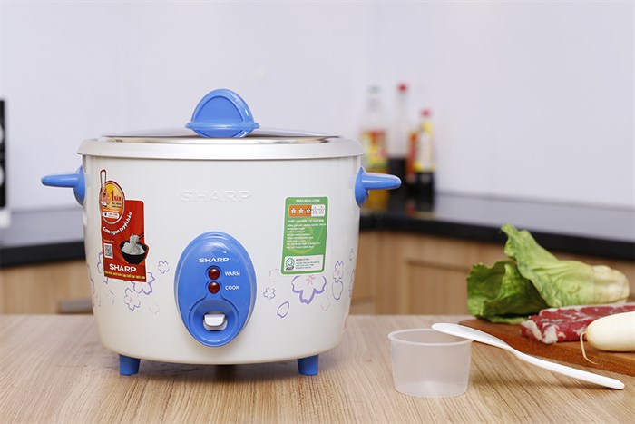 Nồi cơm nắp rời Sharp 2.2 lít KSH-D22V Màu Trắng