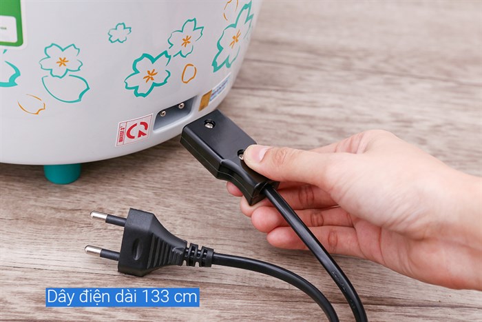 Nồi cơm nắp rời Sharp 2.2 lít KSH-D22V Màu Trắng