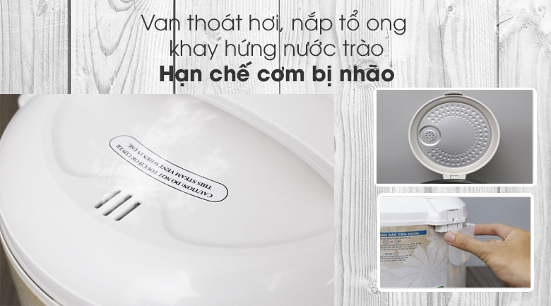 Nồi cơm điện Midea 1.8 lít MR-CM18SG