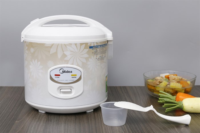 Nồi cơm điện Midea 1.8 lít MR-CM18SG Màu Nâu nhạt