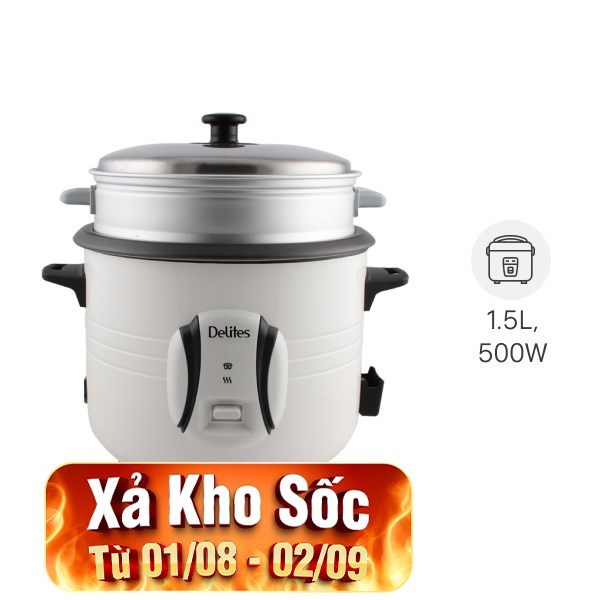 Nồi cơm nắp rời Delites 1.5 lít NCR1502