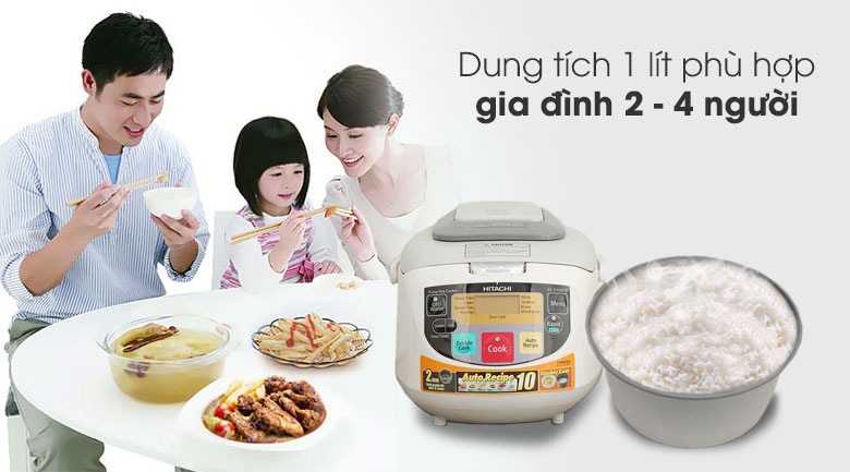 Nồi cơm điện tử Hitachi 1 lít RZ-D10XFY
