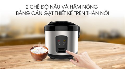 Nồi cơm nắp gài Delites NCG1804