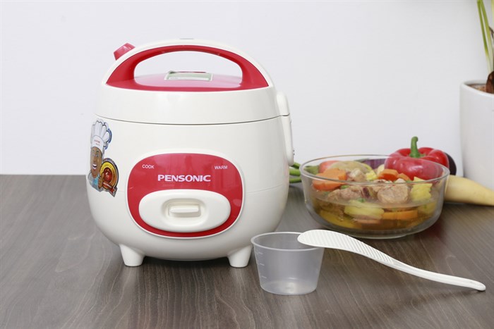 Nồi cơm điện Pensonic 1 lít PSR-1001R Màu Đỏ