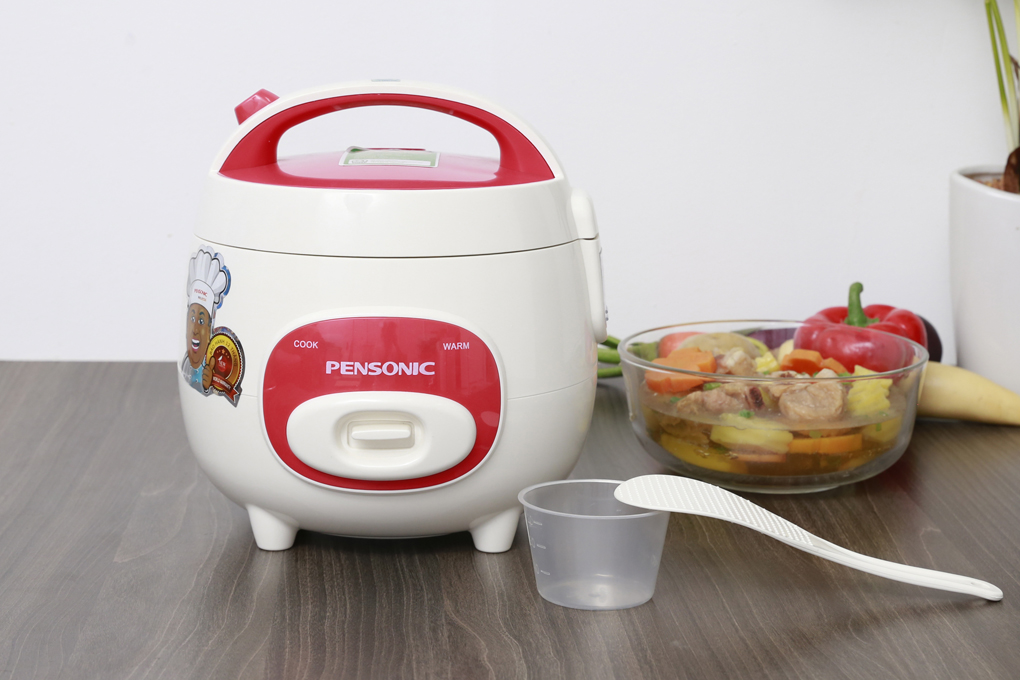 Nồi cơm điện Pensonic 1 lít PSR-1001R Màu Đỏ
