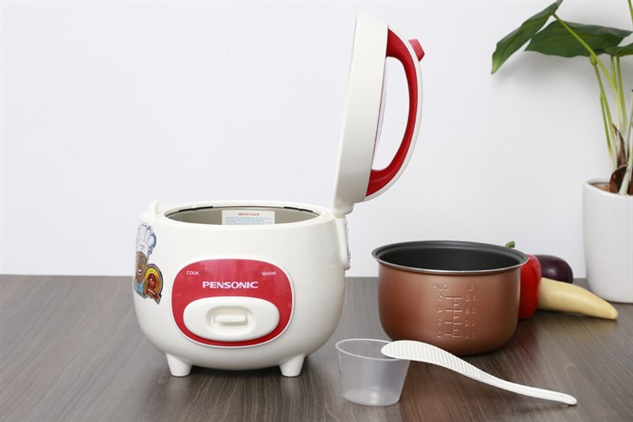 Nồi cơm điện Pensonic 1 lít PSR-1001R Màu Đỏ