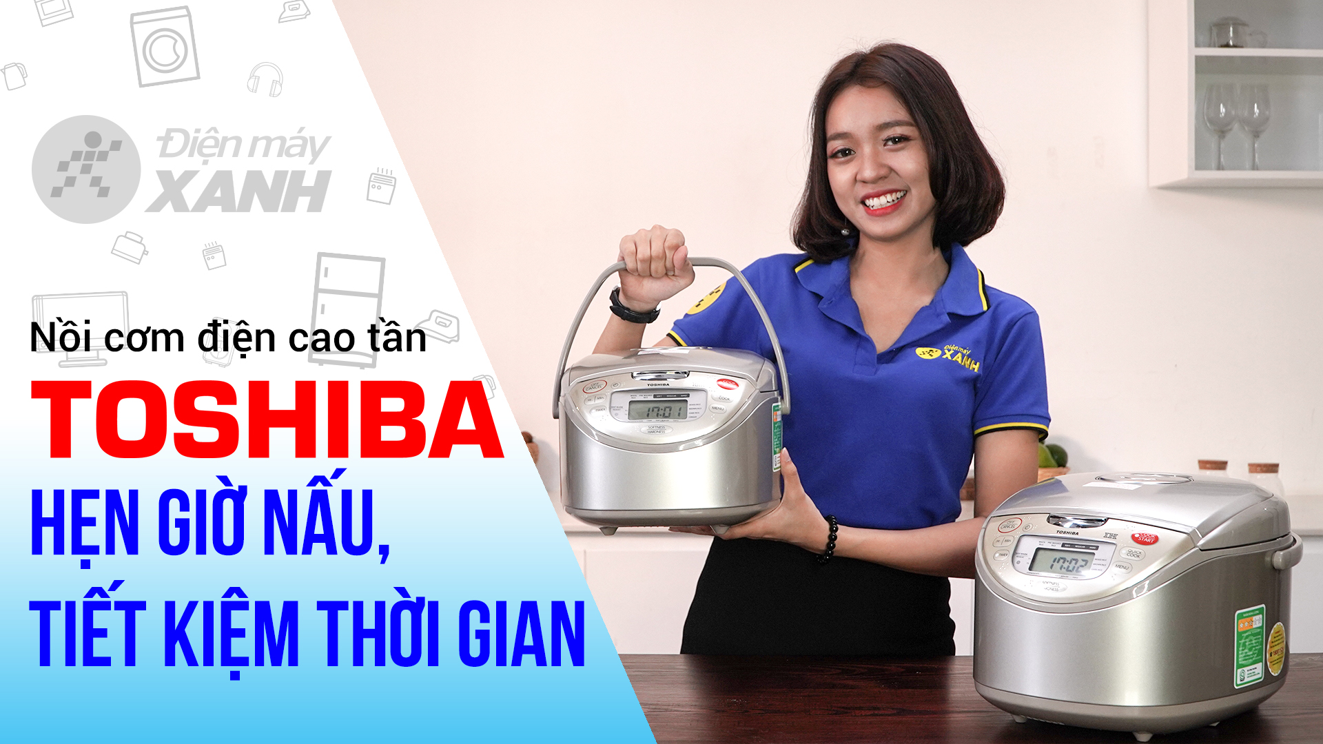 Nồi cơm điện cao tần Toshiba 1 lít RC-10RH(CG)VN