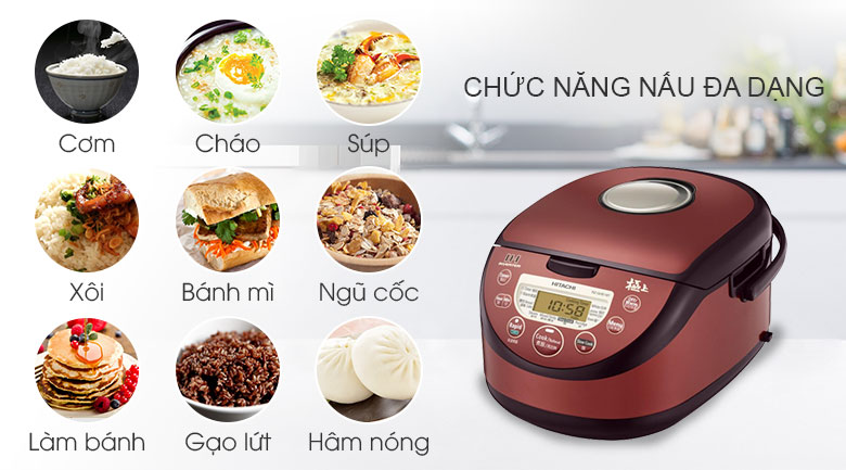 Nồi cơm điện cao tần Hitachi 1.8 lít RZ-GHE18
