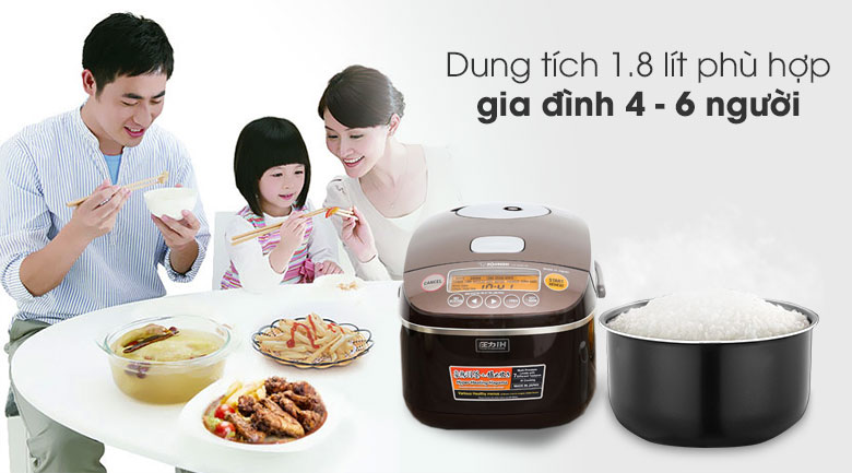 Nồi cơm điện cao tần Zojirushi 1.8 lít NP-BSQ18V-TA