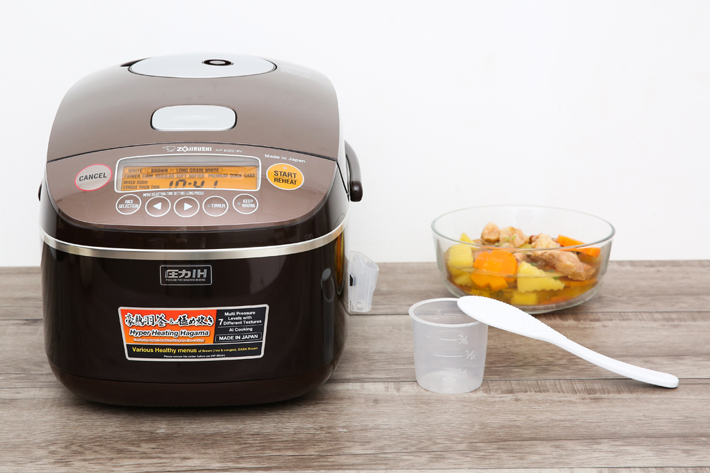 Nồi cơm điện cao tần Zojirushi 1.8 lít NP-BSQ18V-TA Màu Nâu