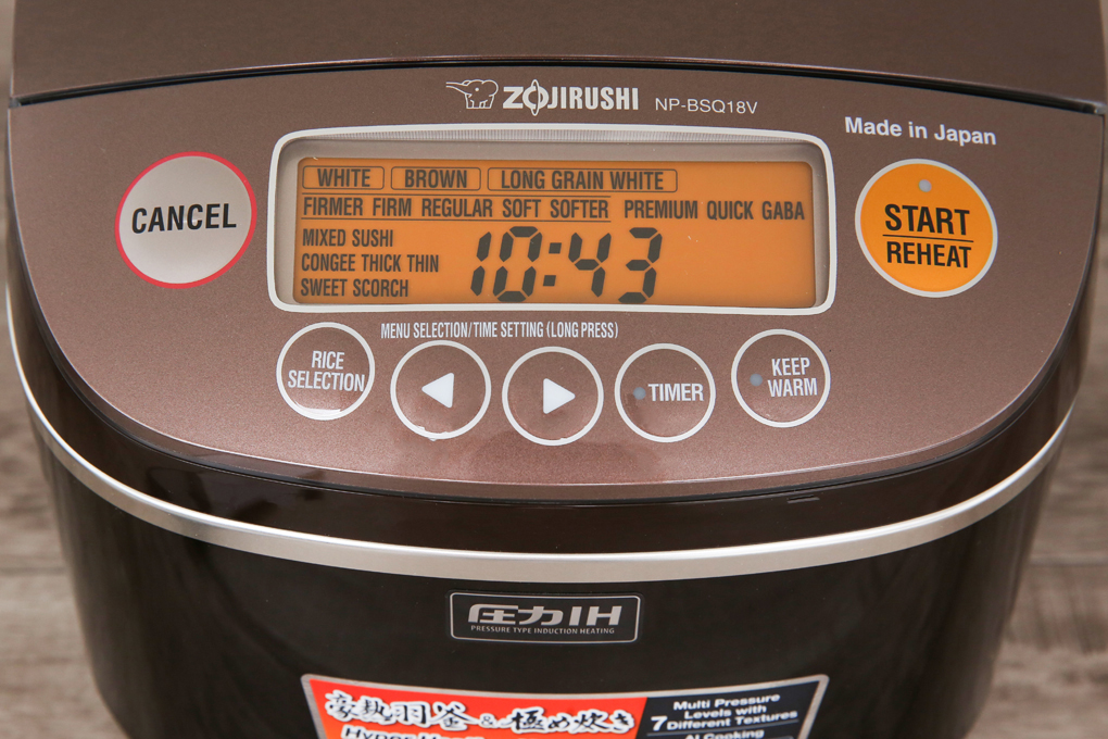 Nồi cơm điện cao tần Zojirushi 1.8 lít NP-BSQ18V-TA Màu Nâu