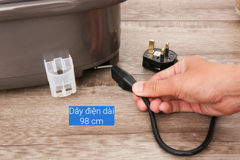 Nồi cơm điện tử Zojirushi 1 lít NS-YSQ10-XJ Màu Xám