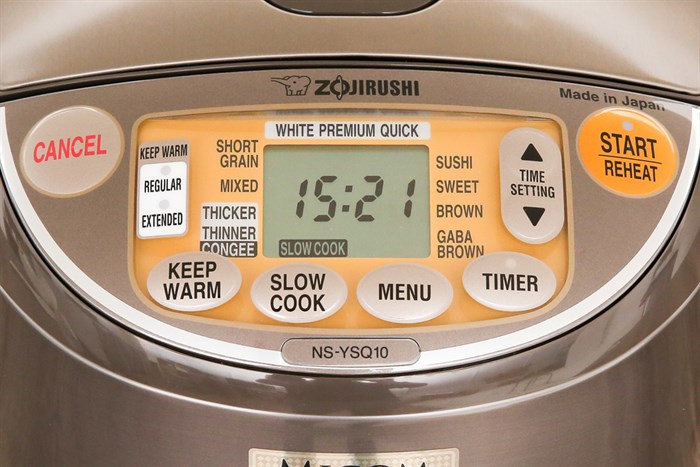Nồi cơm điện tử Zojirushi 1 lít NS-YSQ10-XJ Màu Xám