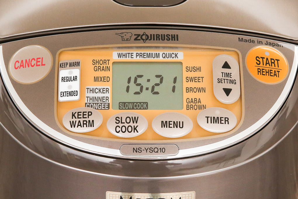 Nồi cơm điện tử Zojirushi 1 lít NS-YSQ10-XJ Màu Xám