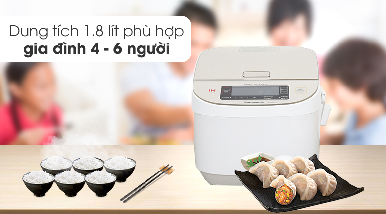 Nồi cơm điện cao tần Panasonic 1.8 lít SR-AFM181WRA