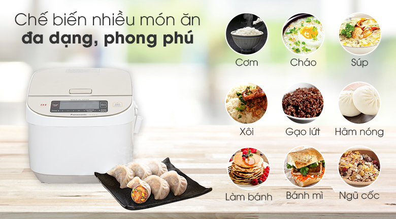 Nồi cơm điện cao tần Panasonic 1.8 lít SR-AFM181WRA