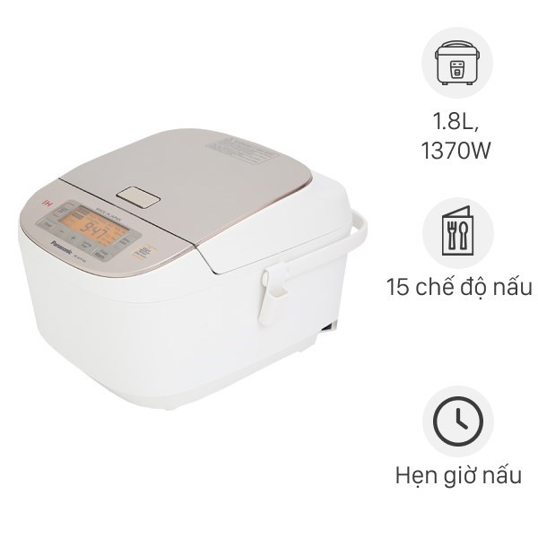 Nồi cơm điện cao tần Panasonic 1.8 lít SR-AFY181WRA
