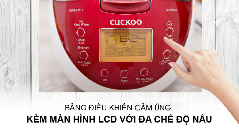 Nồi cơm điện tử Cuckoo 1 lít CR-0655F