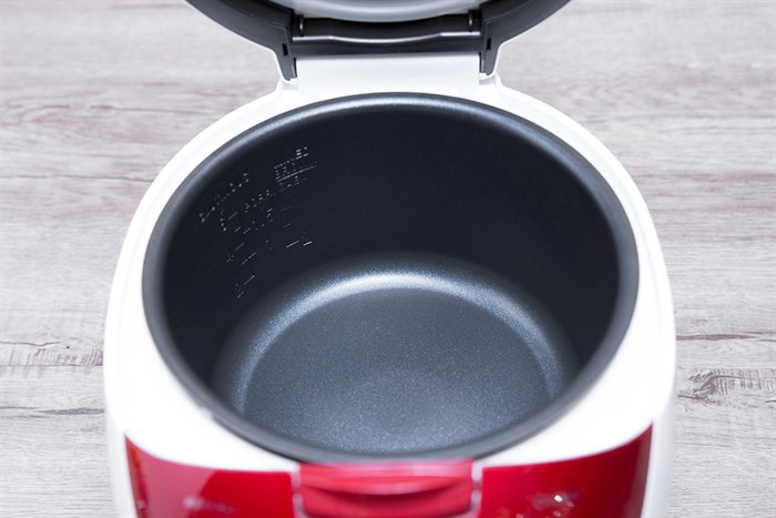 Nồi cơm điện tử Cuckoo 1 lít CR-0655F Màu Trắng - Đỏ