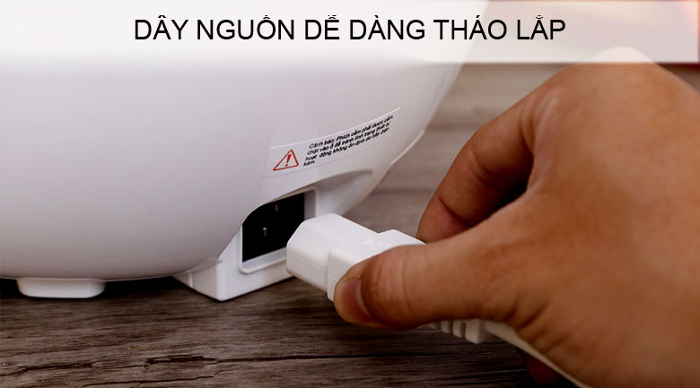 Nồi cơm điện Sharp 0.72 lít KS-A08V-WH Trắng - 8