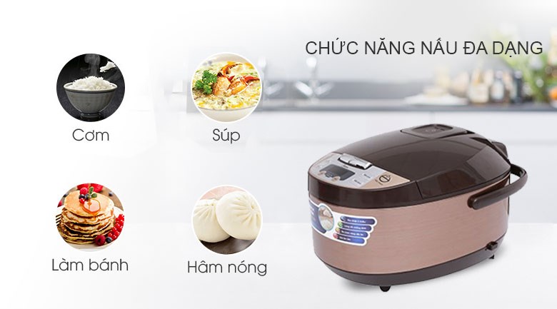 Nồi cơm điện tử Midea 1.8 lít MB-FS5017