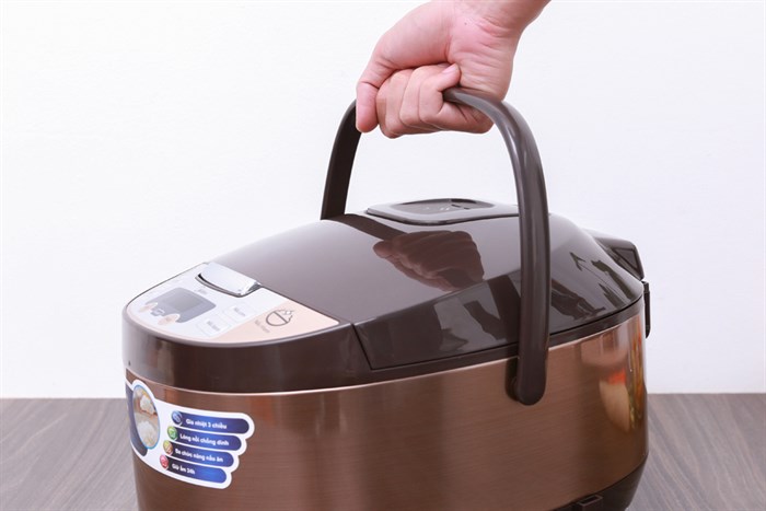 Nồi cơm điện tử Midea 1.8 lít MB-FS5017 Màu Nâu