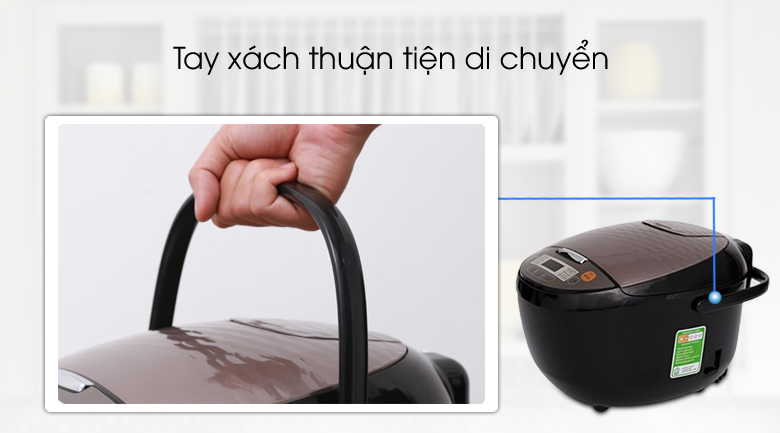 Nồi cơm điện tử Midea 1.8 lít MB-FS5018B