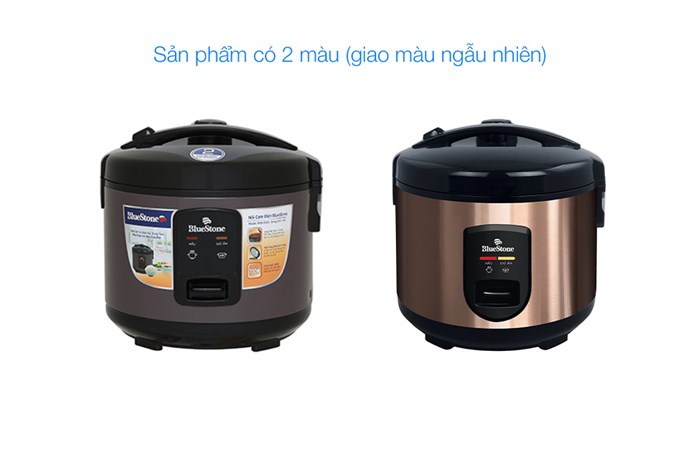 Nồi cơm nắp gài BlueStone 1.8 lít RCB-5520 Màu Vàng đồng