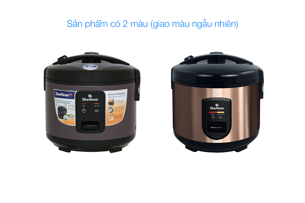 Nồi cơm nắp gài BlueStone 1.8 lít RCB-5520 Màu Vàng đồng