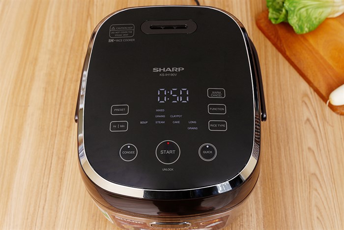 Nồi cơm điện cao tần Sharp 1.8 lít KS-IH190V-GL Màu Nâu