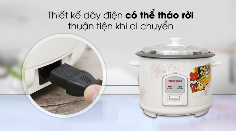 Nồi cơm nắp rời Happycook 1.8 lít HCD-182