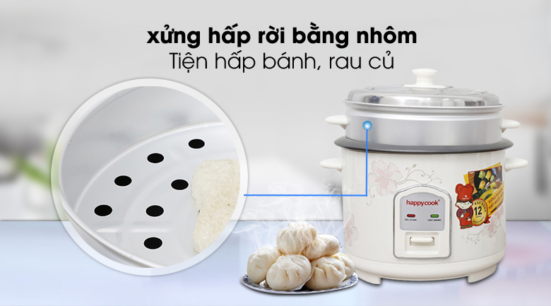 Nồi cơm nắp rời Happycook 1.8 lít HCD-182