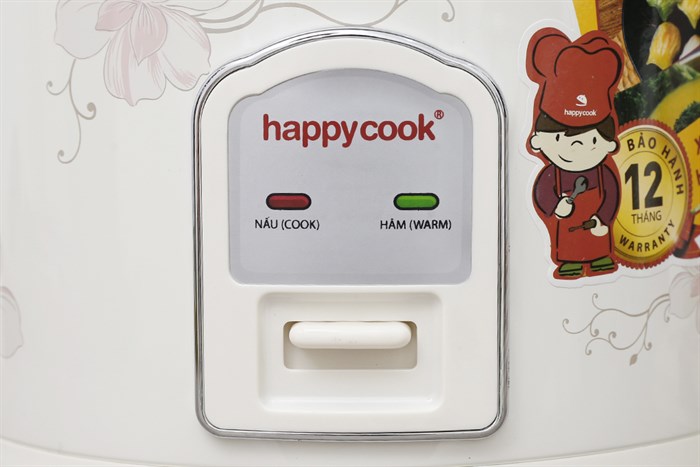 Nồi cơm nắp rời Happycook 1.8 lít HCD-182 Màu Trắng