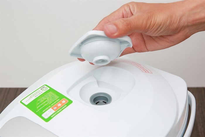 Nồi cơm điện tử Philips 1 lít HD3030 Màu Trắng - Xám