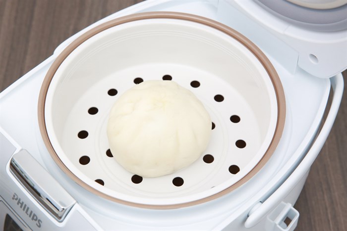 Nồi cơm điện tử Philips 1 lít HD3030 Màu Trắng - Xám