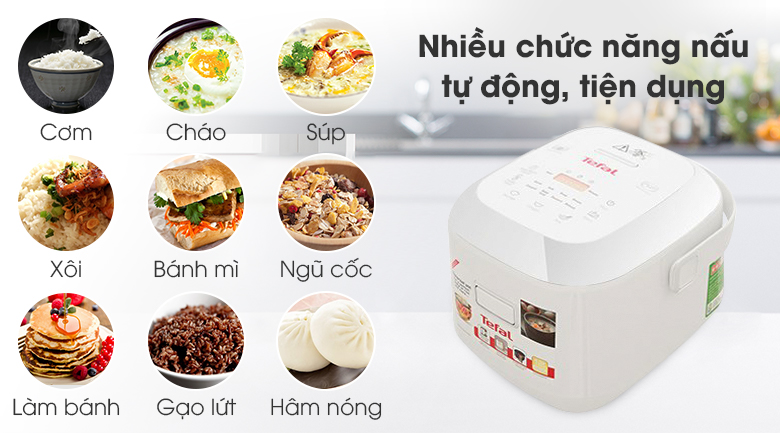 Nồi cơm điện cao tần Tefal 0.7 lít RK604165