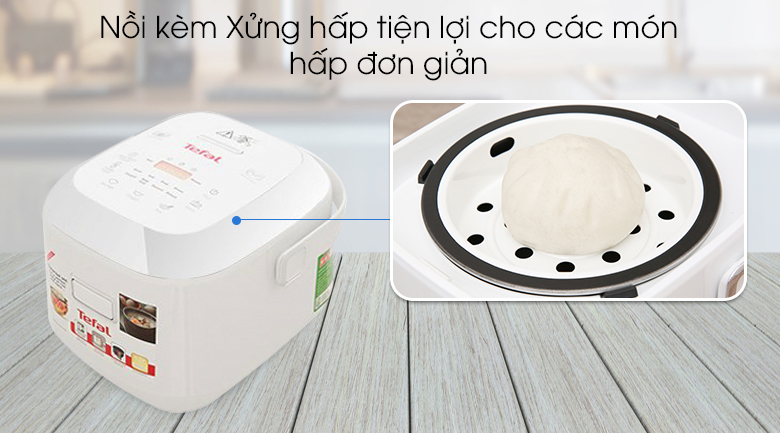 Nồi cơm điện cao tần Tefal 0.7 lít RK604165