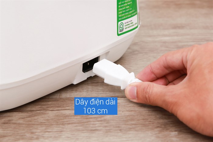 Nồi cơm điện cao tần Tefal 0.7 lít RK604165 Màu Trắng