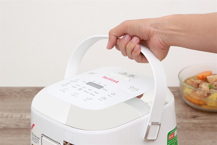 Nồi cơm điện cao tần Tefal 0.7 lít RK604165 Màu Trắng
