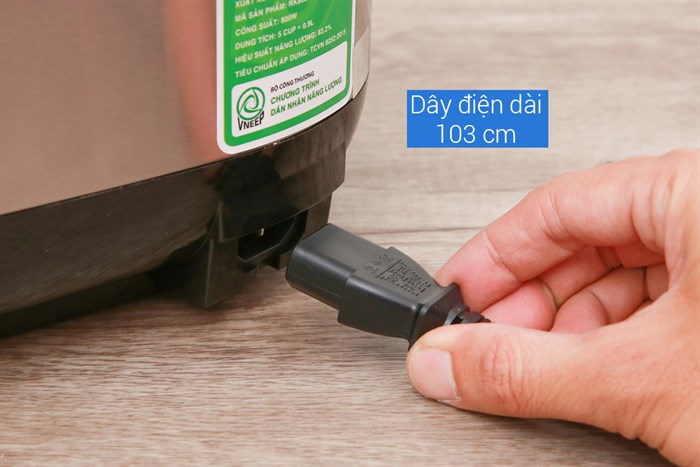 Nồi cơm điện cao tần Tefal 0.9 lít Compact Pro (RK 803565) Màu Nâu đậm