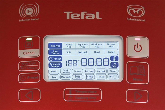 Nồi cơm điện cao tần Tefal 1.8 lít RK805565 Màu Nâu đậm